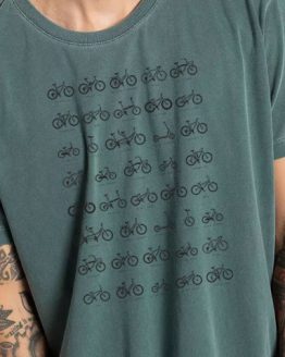 camiseta - bike tips - verde - frente